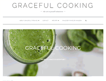 Tablet Screenshot of gracefulcooking.com